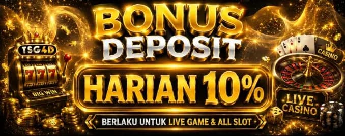 #2 BONUS 10% DEPOSIT HARIAN